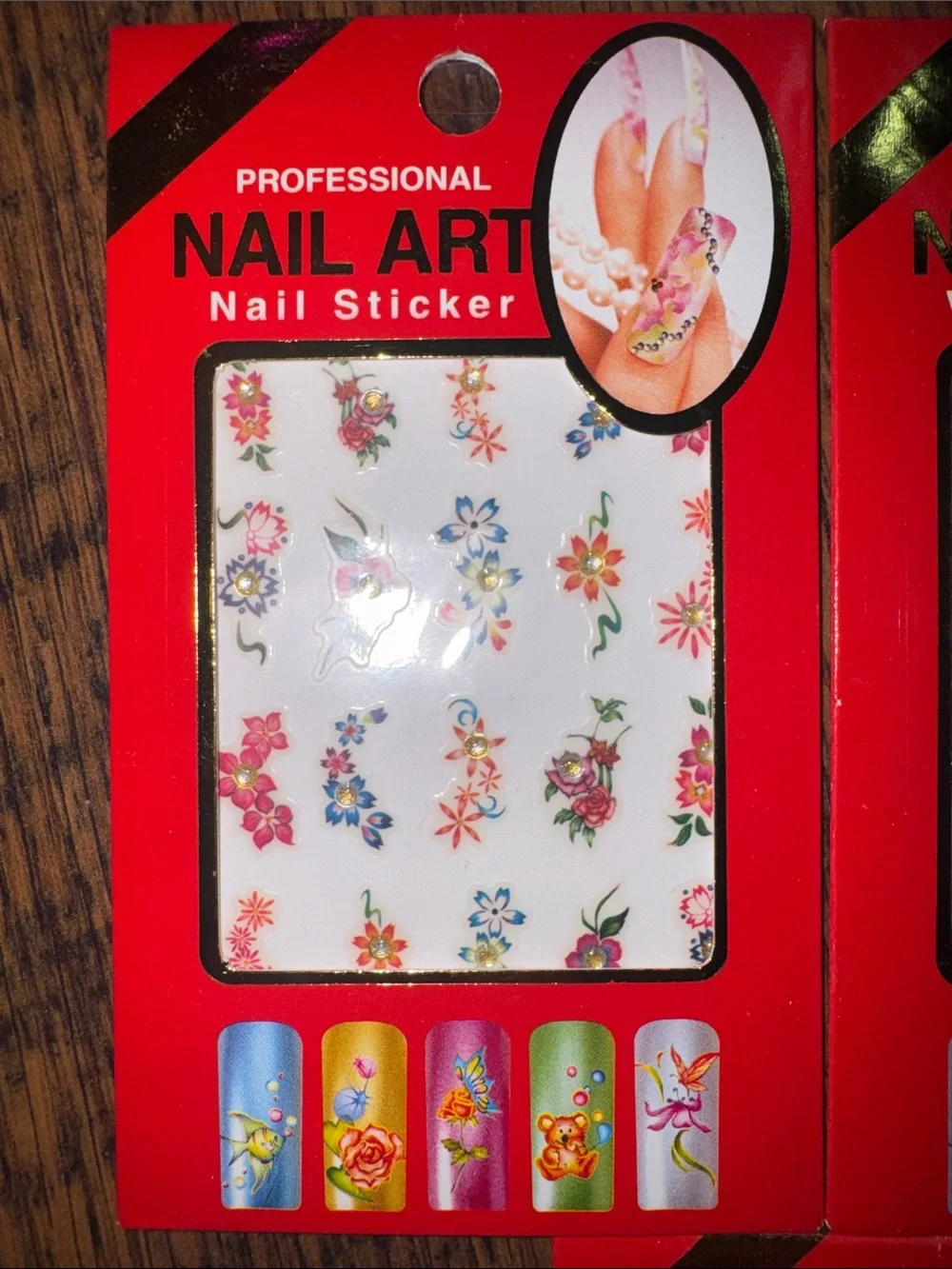 Professional Nail Art Water Decal Stickers Korean C1.B.1R